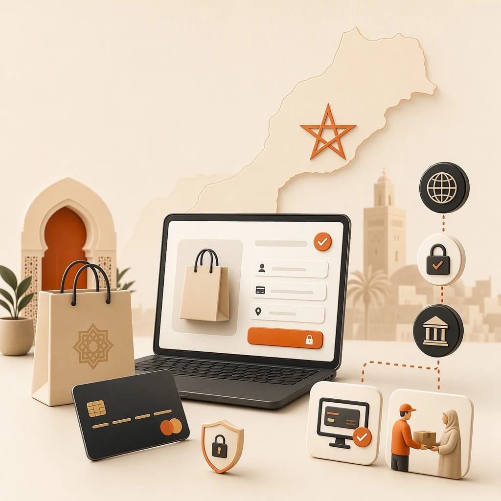 Paiement Shopify au Maroc : passerelles, paiement en ligne et COD