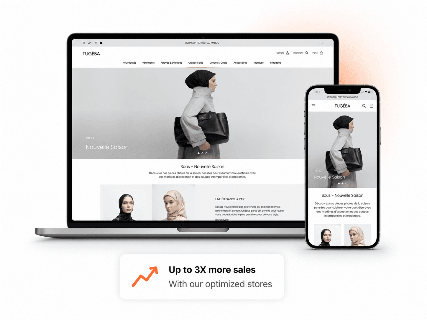 Aperçu d'interface Shopify par Optivex